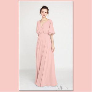Tulle&Chantilly SandPink Chiffon Bridesmaid dress